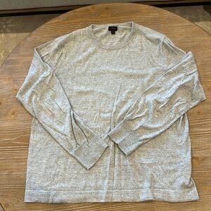 Men’s JCrew sweater size large gray